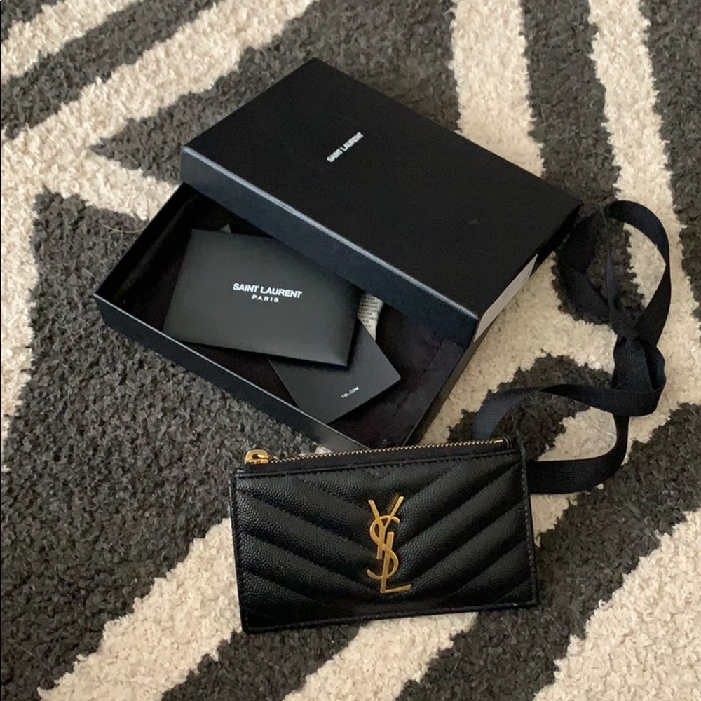 YSL card holder